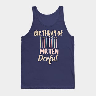 birthday Mr.Ten derful Tank Top